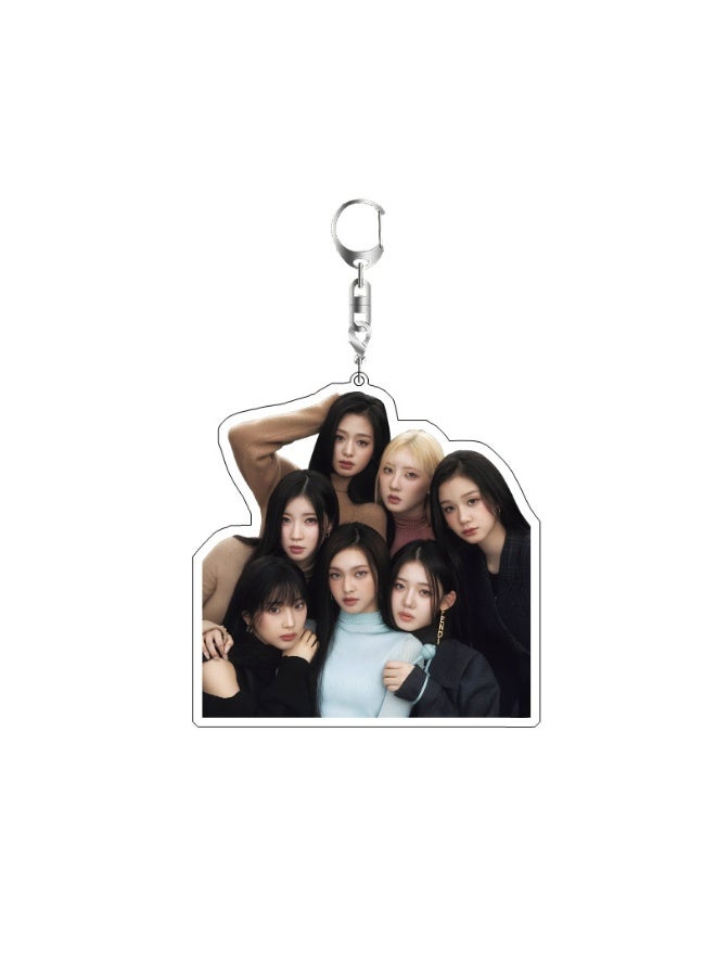 Distinctive Babymonster Keychain Cute Accessory Schoolbag Pendant Bag Chain Car Keychain Creative Gift for Unisex